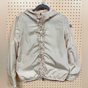 Moncler Women's Light Pink Ruffle Jacket